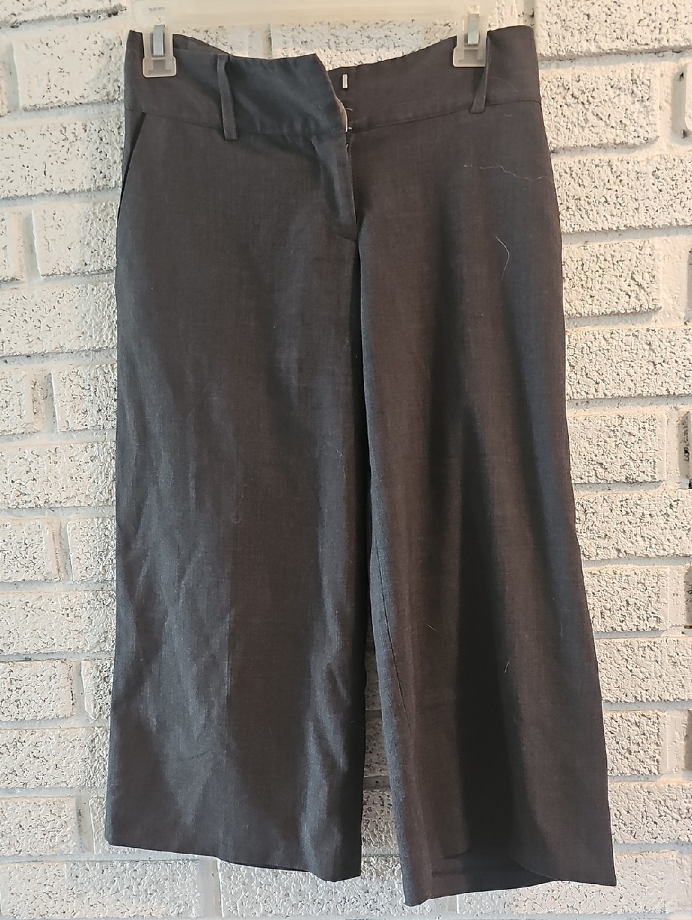 Smart Set Charcoal Gray Dress Pants with Blue Label